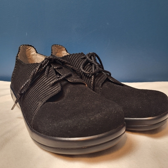 Alegria Pyper Capt Lace Up Shoes Women's Size US 11.5 Corduroy Slip Resistant - Picture 13 of 14